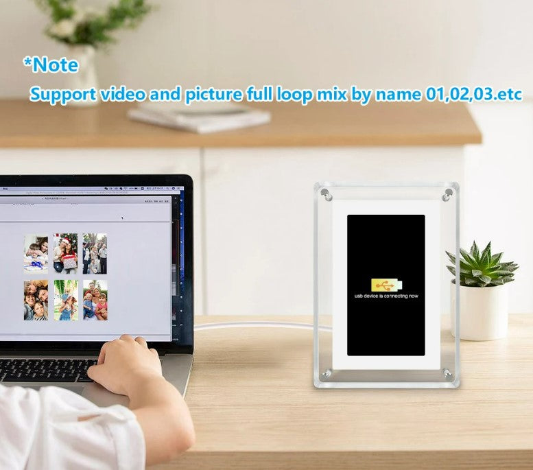 5 inch HD 1080p Digital Photo Frame Advertising Machine Video/Picture Display Player_6